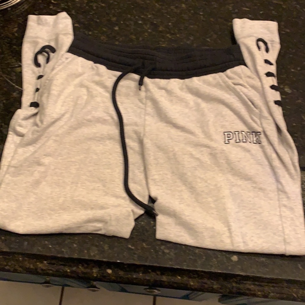 Pink S/P joggers grey in color